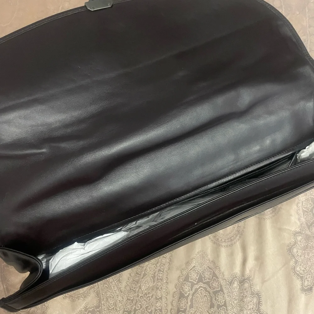 Bottega Veneta Mens Brown Briefcase
